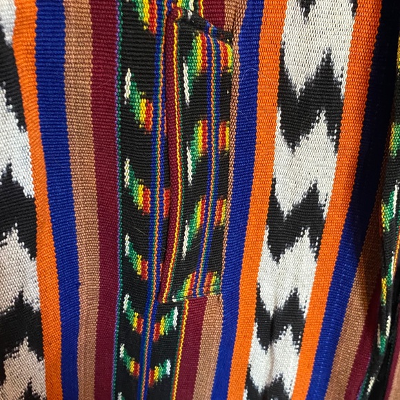 Vintage Katz Guatemala cotton kaftan coat - Picture 2 of 5